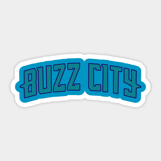 NBA Charlotte Hornets 'Buzz City' Sticker by xavierjfong